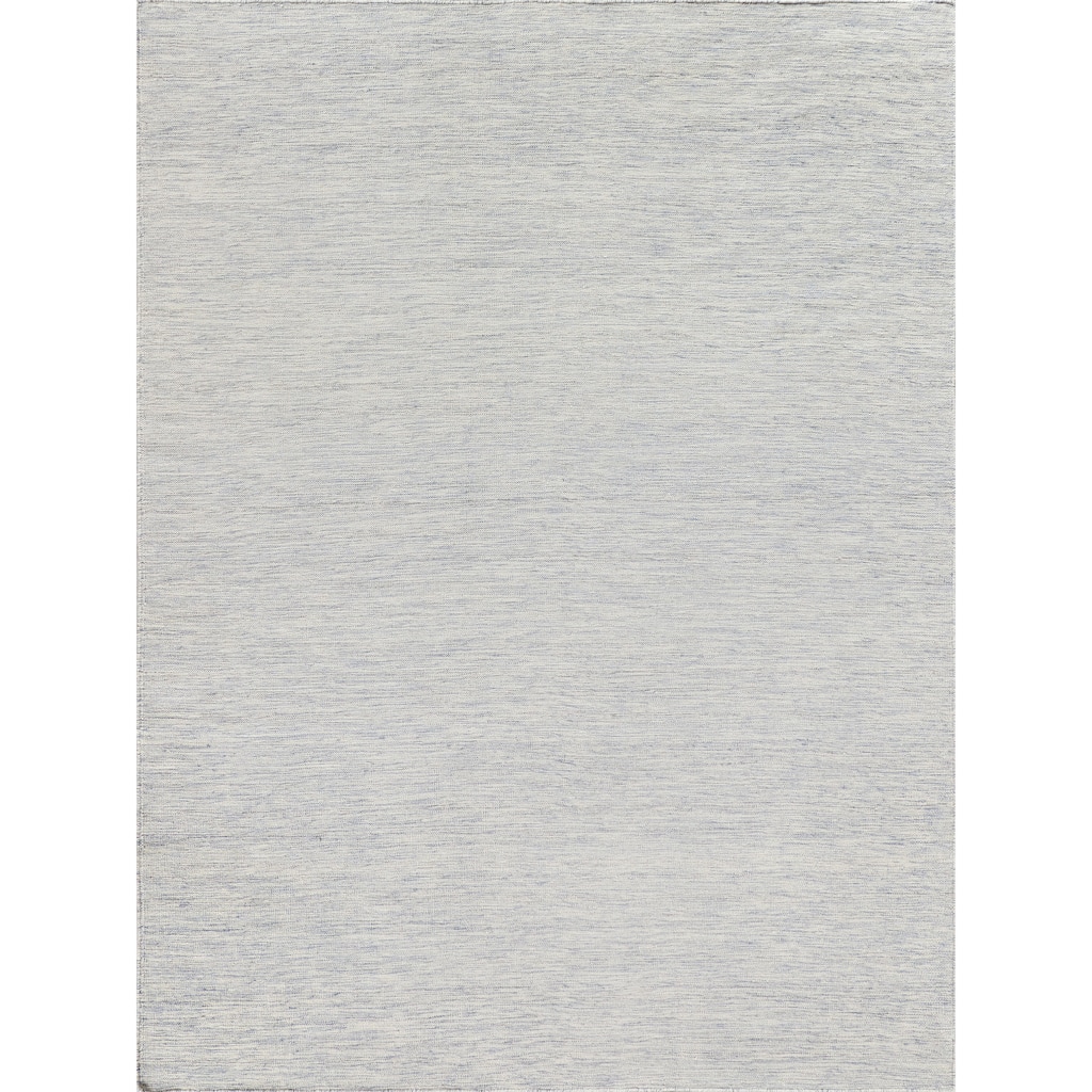 EXQUISITE RUGS Chelsea Flatweave New Zealand Wool Blue Area Rug.
