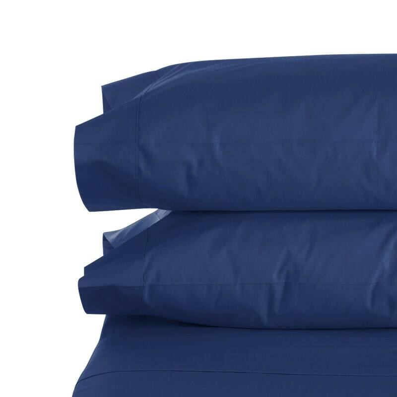 Soft Feel 1800 Soft Pillow Case Set Queen/Standard or King Set of 2 - Royal - Queen