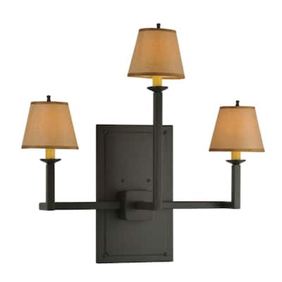 Meyda Tiffany 118615 Brach 3 Light 24" Tall Wall Sconce
