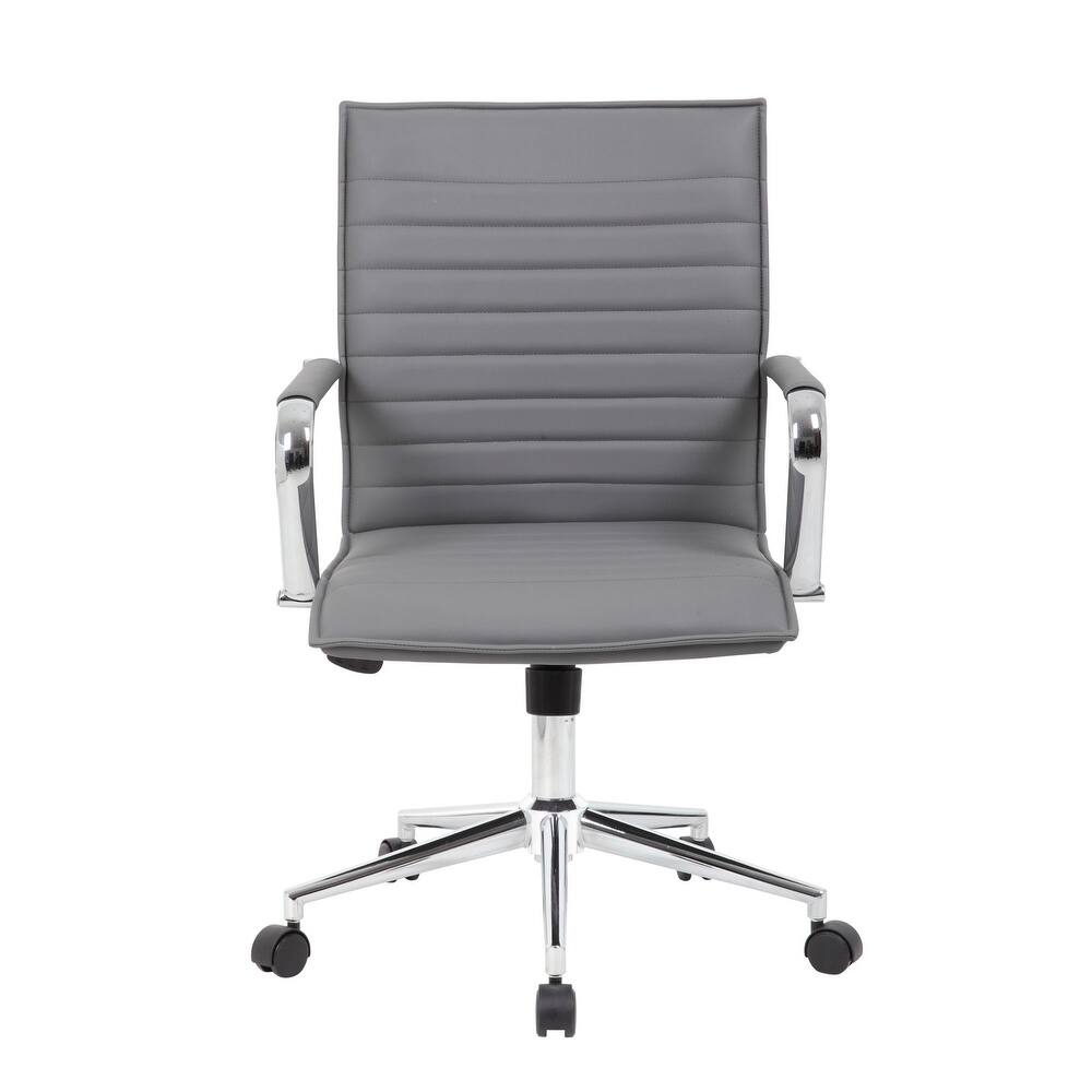 Boss Hospitality Task Chair with Fixed Chrome Arms