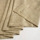 preview thumbnail 12 of 70, Exclusive Fabrics Raw Linen Weave Light Filtering Curtains for Bedroom & Living Room Curtains Pair - 2 Panel Drapes