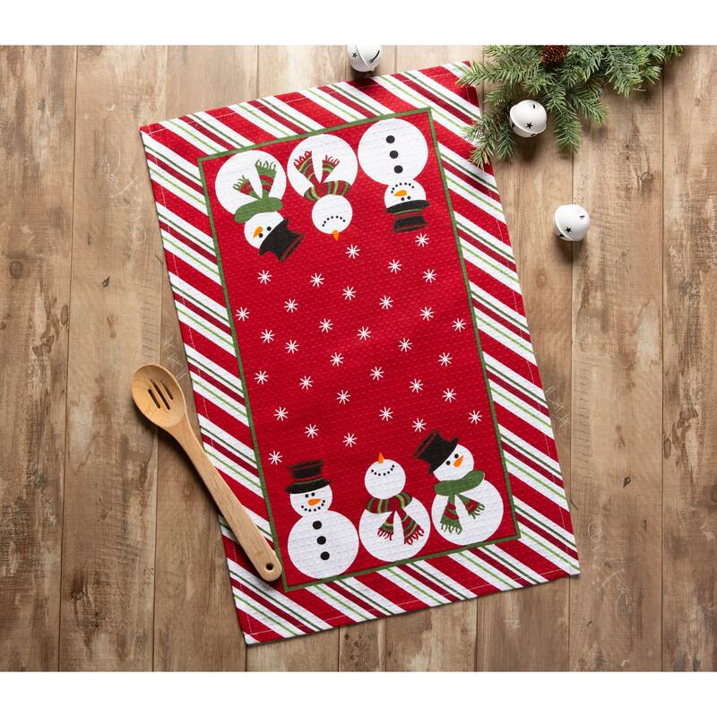 DII Assorted Christmas Printed Dishtowel