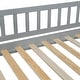 preview thumbnail 11 of 16, Twin Over Full Bunk Bed with Slide,House Bed with Slide