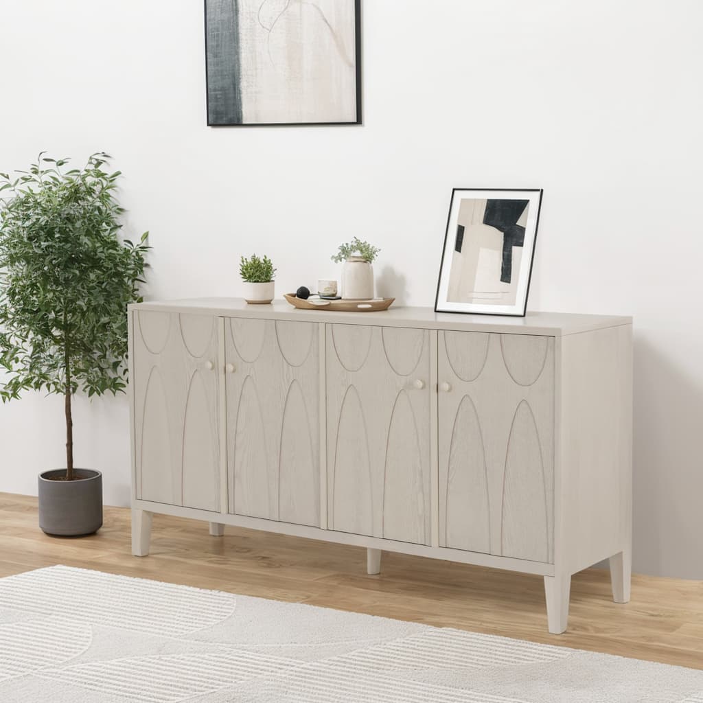 Christopher Knight Home - Oliver Wide Sideboard Buffet Cabinet for Elegant and Versatile Storage