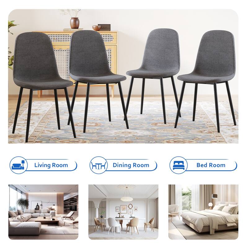 Upholstered Modern Kitchen Dining Room Chairs