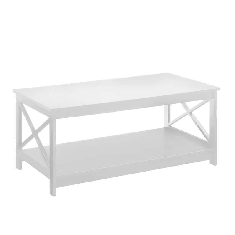 Convenience Concepts Oxford Coffee Table with Shelf