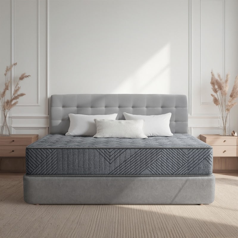 12in Firm Hybrid Mattress with Thicker Coil Support & Pressure Relief