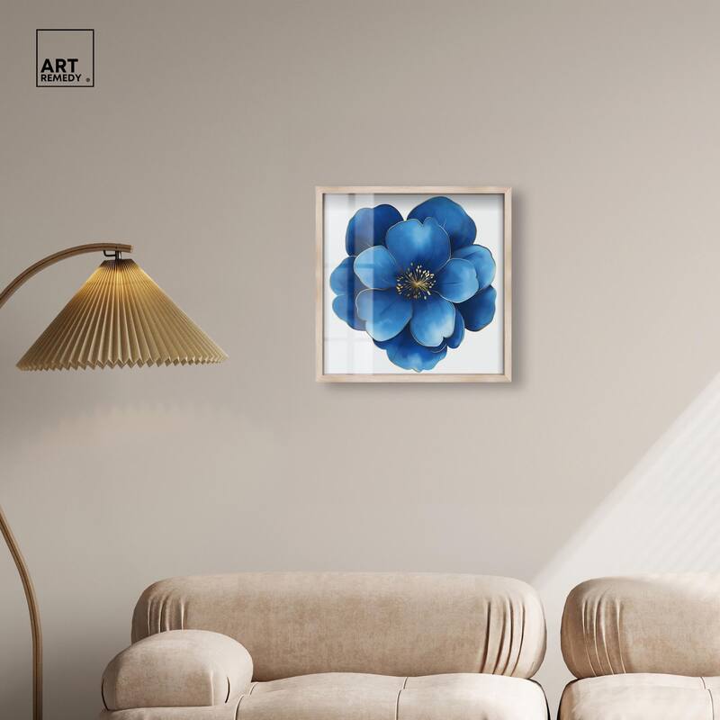 Blue Brilliance I Shadowbox by Art Remedy