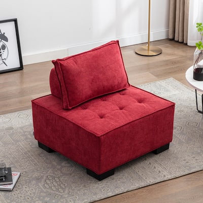 Modern Upholstered Living Room Chairs Set of 2