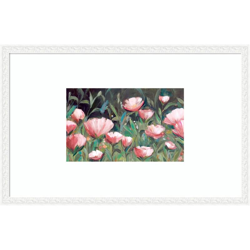 Evening Blossoms by Hannah Dawson Wood Framed Wall Art Print