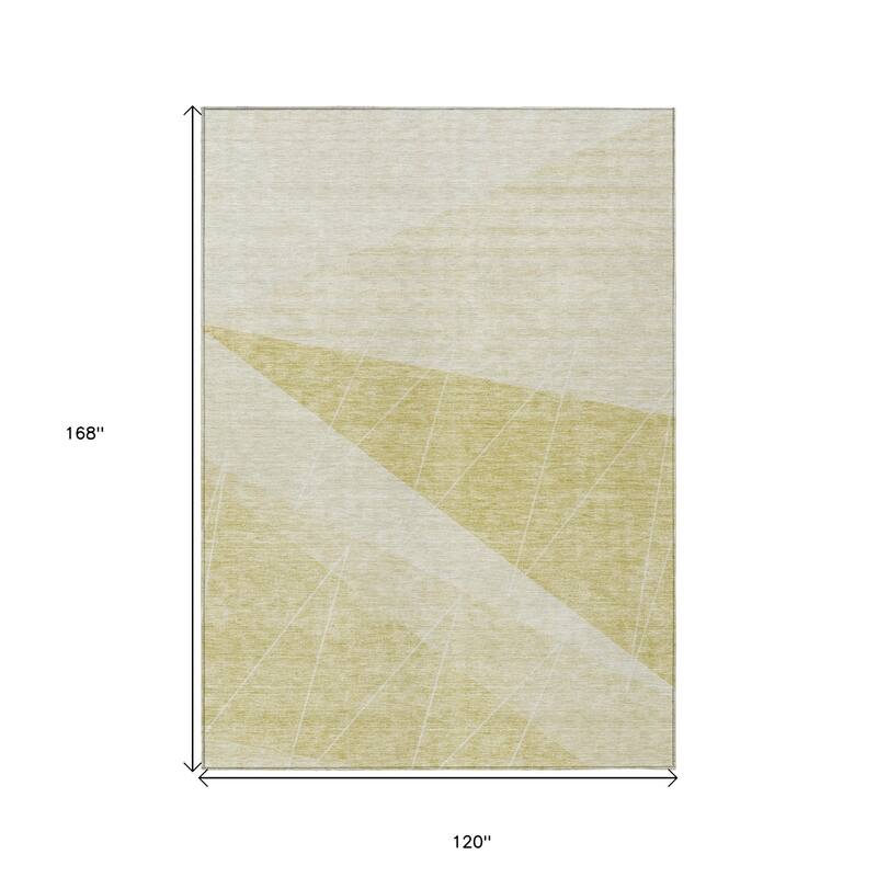 HomeRoots Geometric Transitional Rectangle Outdoor Rug