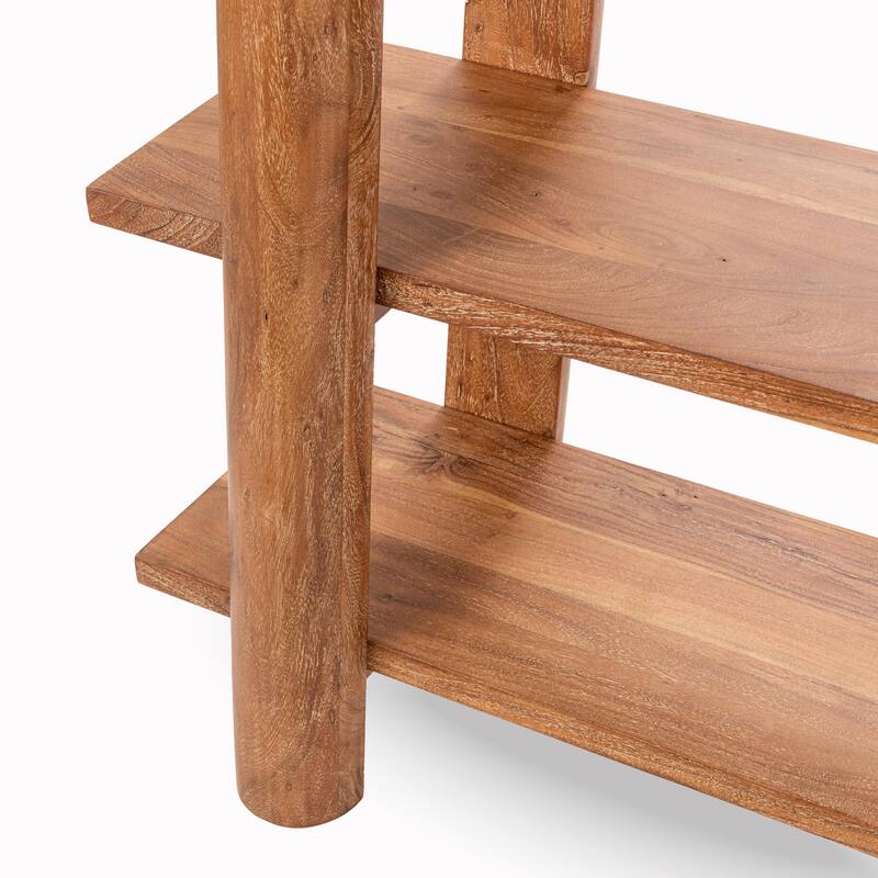 Classic Home Pomona Bookshelf in Golden Wheat