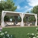 preview thumbnail 147 of 188, EROMMY Outdoor Louvered Pergola Gazebo with Adjustable Aluminum Rainproof Roof