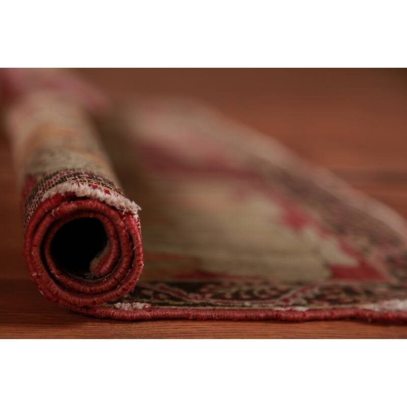 Set Of 2 Vegetable Dye Kerman Ravar Persian Rug Handmade Wool Carpet - 1'11" x 2'8"