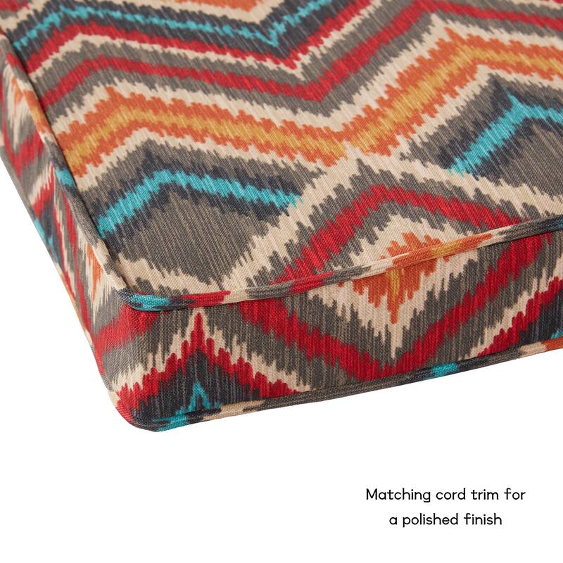 Greendale Home Fashions 18-Inch Square Outdoor Chair Pad (4-Pack)