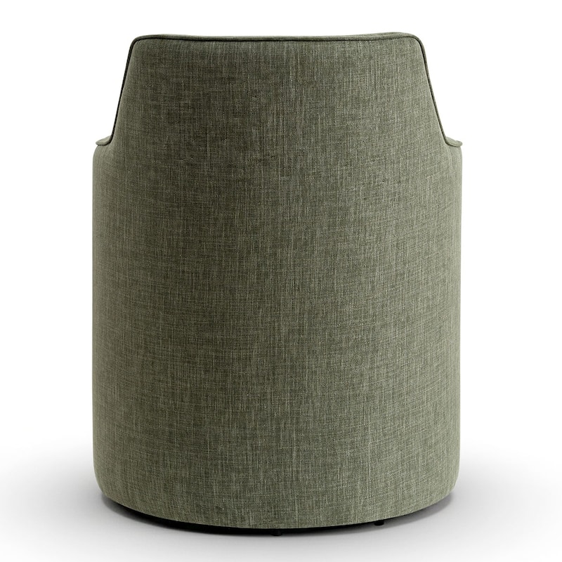 19" Upholstered Swivel Dining Chair