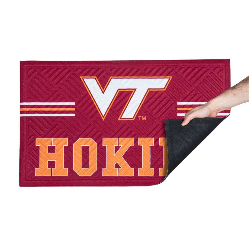 30 in. x 18 in. Embossed Mat, Cross Hatch, Virginia Tech