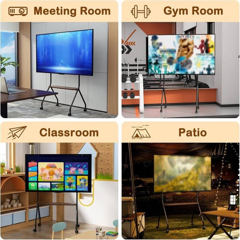 Rolling TV Stand