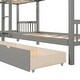preview thumbnail 7 of 29, Twin L-Shaped Quad Bunk Bed with Three Drawers - Fun & Functional
