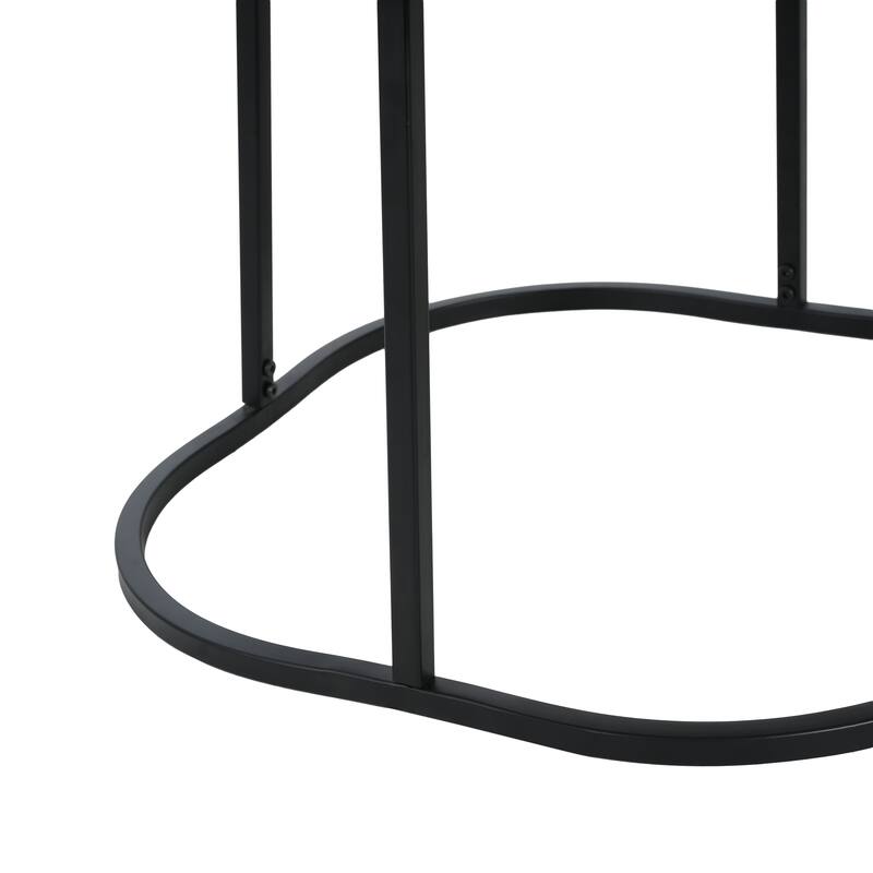 Christopher Knight Home - Arbor Modern MGO Top & Black Iron Base Coffee Table with Natural Wood Texture