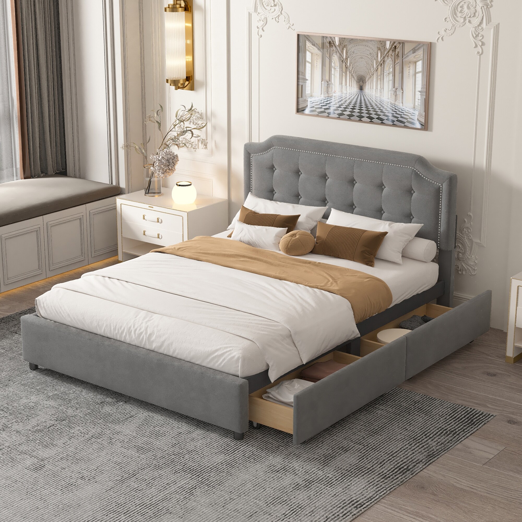 https://ak1.ostkcdn.com/images/products/is/images/direct/0696204b96b78aa756b972e81ed9672bf7cbdc05/Queen-Size-Upholstered-Platform-Bed-with-Velvet-Fabric-Classic-Headboard-and-4-Drawers.jpg
