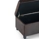 preview thumbnail 84 of 130, WYNDENHALL Franklin 48-in. Wide Contemporary Rectangular Storage Ottoman