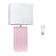 Option White Shade/Blush Pink Base