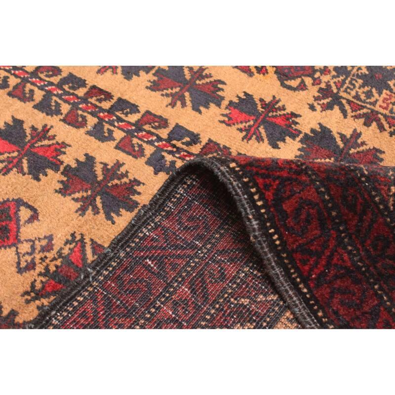 ECARPETGALLERY Hand-knotted Teimani Brown Wool Rug - 2'9 x 4'8