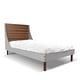 preview thumbnail 10 of 15, Taylor & Olive Gilia Wood Full Panel Bed Walnut Finish - Grey