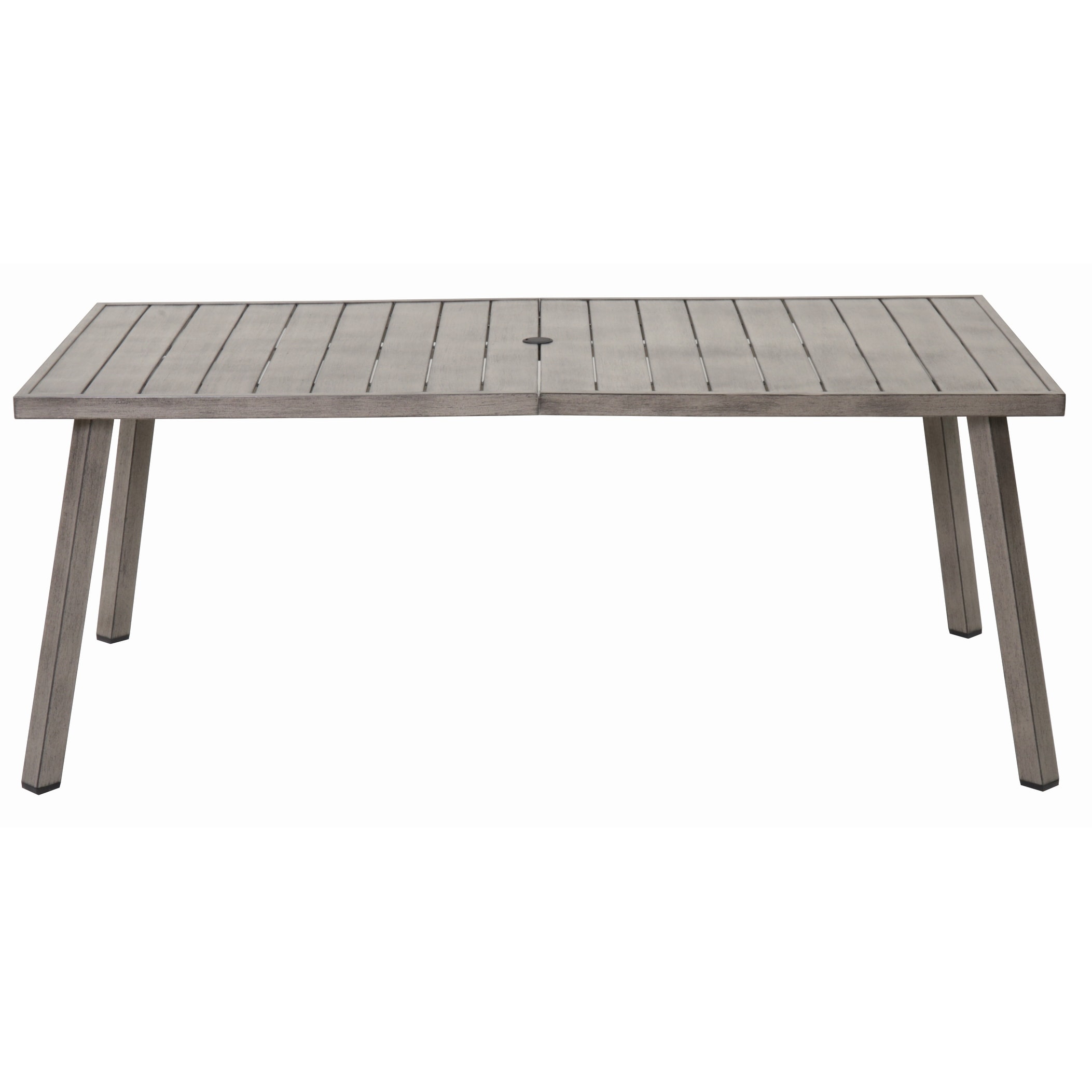 Outdoor Folding Iron Dining Table Weather-Resistant & Space-Saving for Patio Use