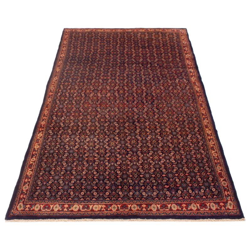 ECARPETGALLERY Hand-knotted Andelz Navy Wool Rug - 5'4 x 10'0