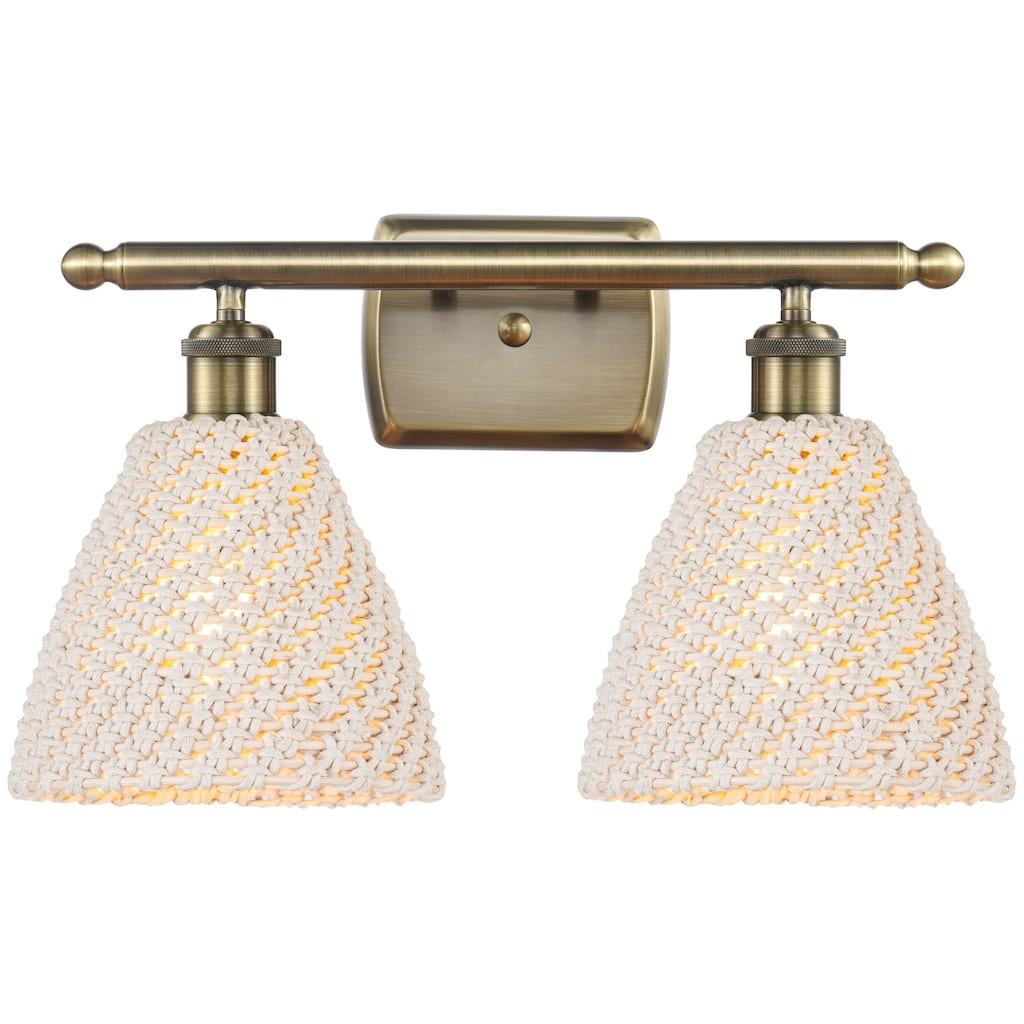 Innovations Lighting 516-2W-11-18 Bristol Natural Vanity Bristol