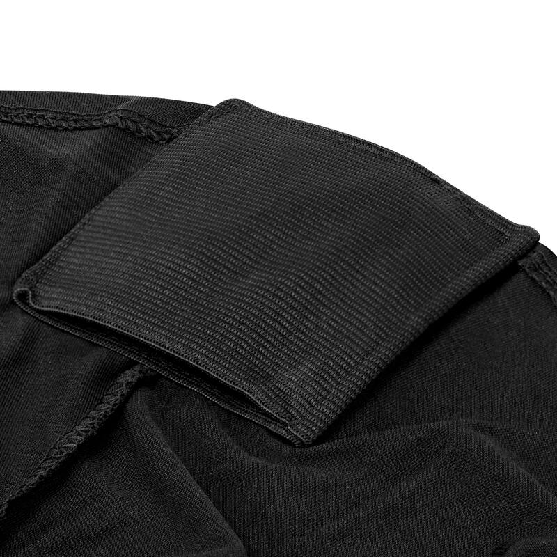 30in Round Spandex Tablecloth for Highboy Cocktail Table Black