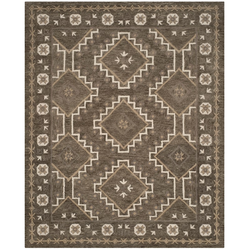 SAFAVIEH Handmade Bella Forough Modern Floral Wool Rug
