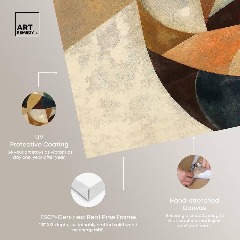Intersecting Planes Canvas by Art Remedy, Gallery Wrapped