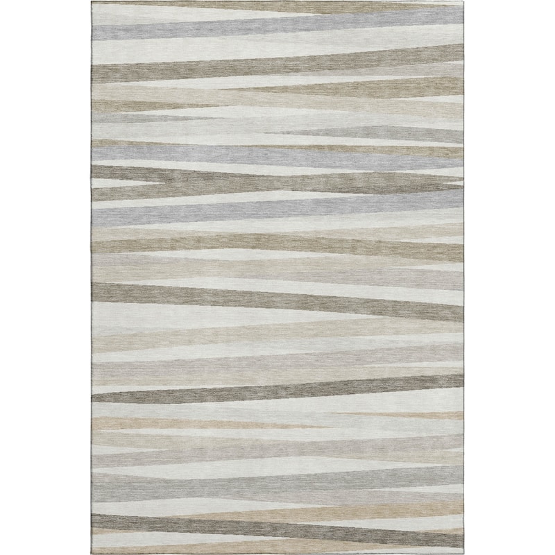 Premium Washable Super Soft Modern Stripes Mayfield Rug
