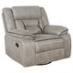 preview thumbnail 1 of 1, Greer Upholstered Swivel Glider Recliner Chair