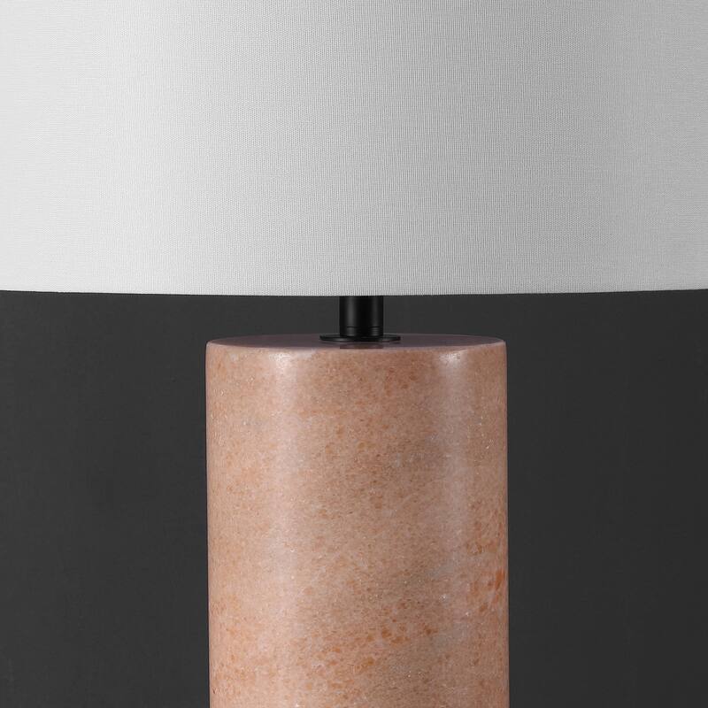 SAFAVIEH Couture Jillianna Round Marble Table Lamp - 1"W x 14"D x 25"H