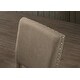 preview thumbnail 8 of 8, Roundhill Furniture Birmingham Script Printed Driftwood Finish Counter Height Dining Chair with Nail head, Set of 2