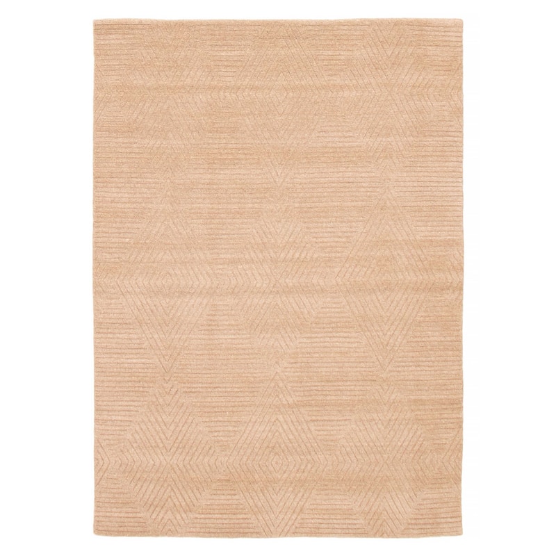 Kashkuli Gabbeh Tan Rug 5'3" x 7'7" - 5'3 x 7'7 - Tan - 5'3 x 7'7