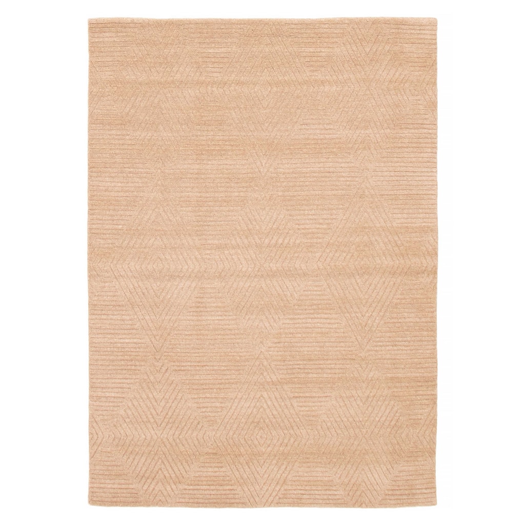 Kashkuli Gabbeh Tan Rug 5'3" x 7'7" - 5'3 x 7'7