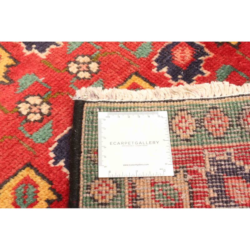 ECARPETGALLERY Hand-knotted Andelz Red Wool Rug - 3'0 x 4'8