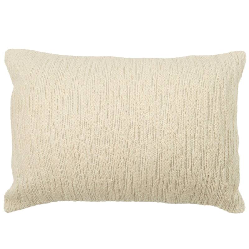 Rizzy Home Woven Dimensional Solid Throw Pillow