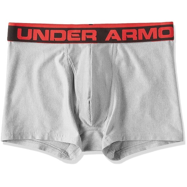 Shop Under Armour Men's Original Series 3” Boxerjock - True Gray ...