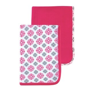 Yoga Sprout Baby Girl Cotton Swaddle Blankets, Pink Medallion, One Size - Pink Medallion - One Size