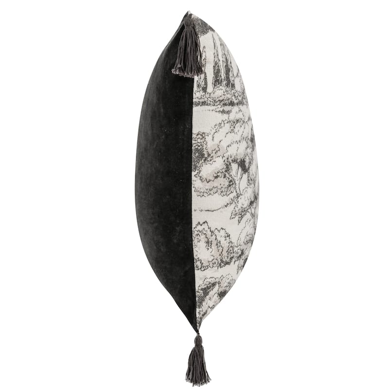 Villa by Classic Home Stonework 22" Blend Throw Pillow