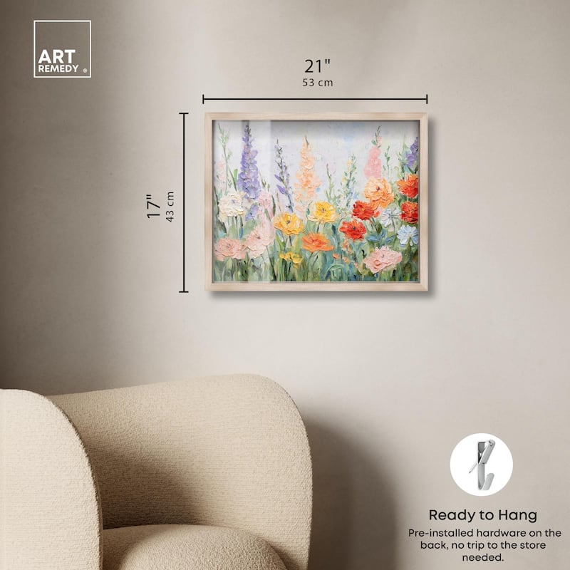 Summer Abundance I Shadowbox by Art Remedy