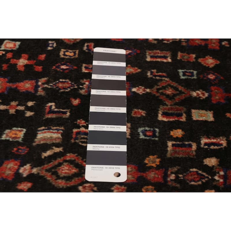 Anadol Black, Red Rug 4'2" x 8'3" - 4'2 x 8'3