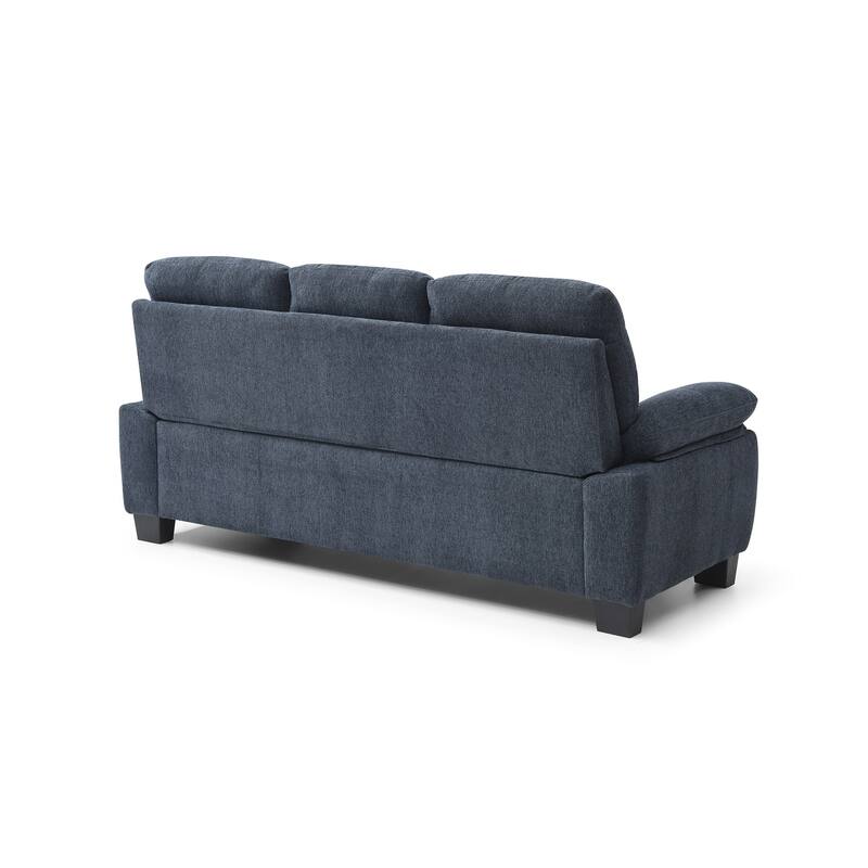 Summerton 78 in. Pillow Top Arm Polyester Straight Sofa