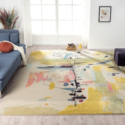 Katie Merz COLORWRKS Sunny x Pastels Area Rug